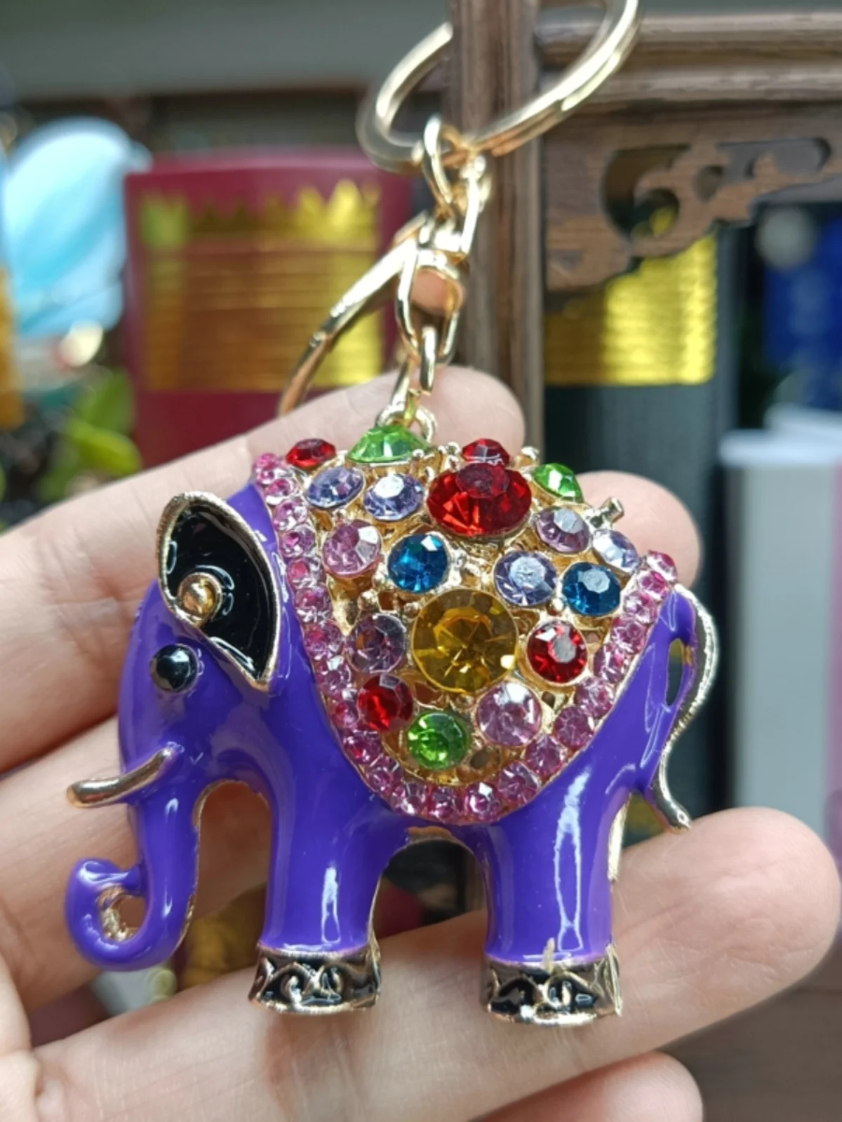 Creative small accessories Southeast Asian auspicious elephant key question hook