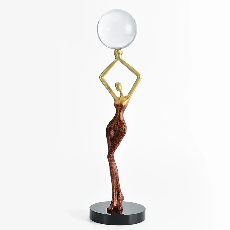 DSA humanoid art alloy sculpture living room office light luxury modern creative exhibition hall decorative ornament