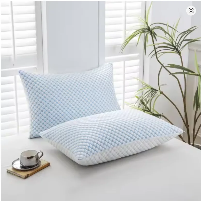 

Подушка для дома с наполнителем из измельченной пены с эффектом памяти, мягкая, с медленным восстановлением формы, для одного человека, 51*76 см, дропшиппинг