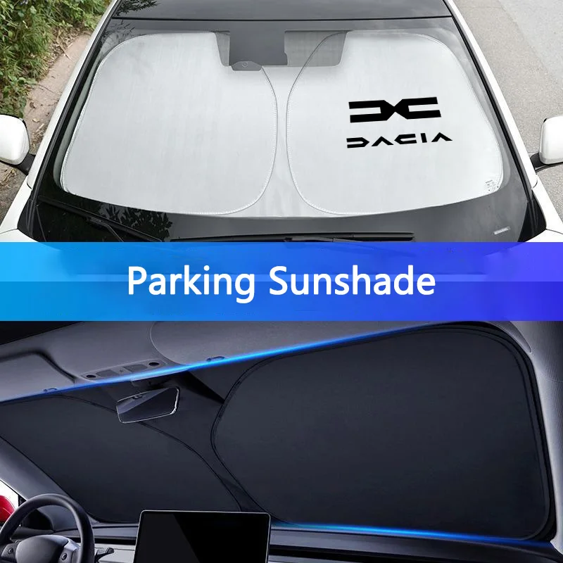 Auto Parabrezza Parasole Visiera Protezione UV Scudo Per Dacia Duster Logan Sandero Lodgy Stepway Mcv 2 Cilo Solenza Largus 1300