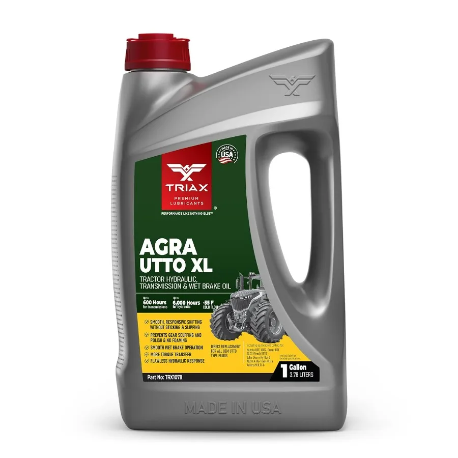 

TRIAX Agra UTTO XL GL4 Синтетическая смесь трактора Гидравлическая трансмиссия и дифференциальная жидкость для тяжелых сельскохозяйственных машин