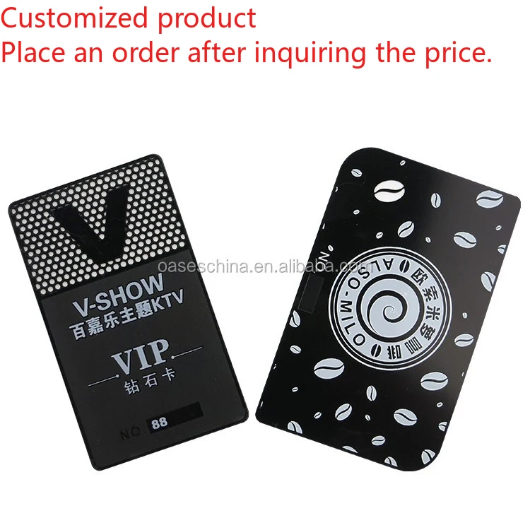 

Customized query Factory Wholesale Durable VIP Membership Card Stainless Steel Business Card with Laser Engraved Logo Contact De
