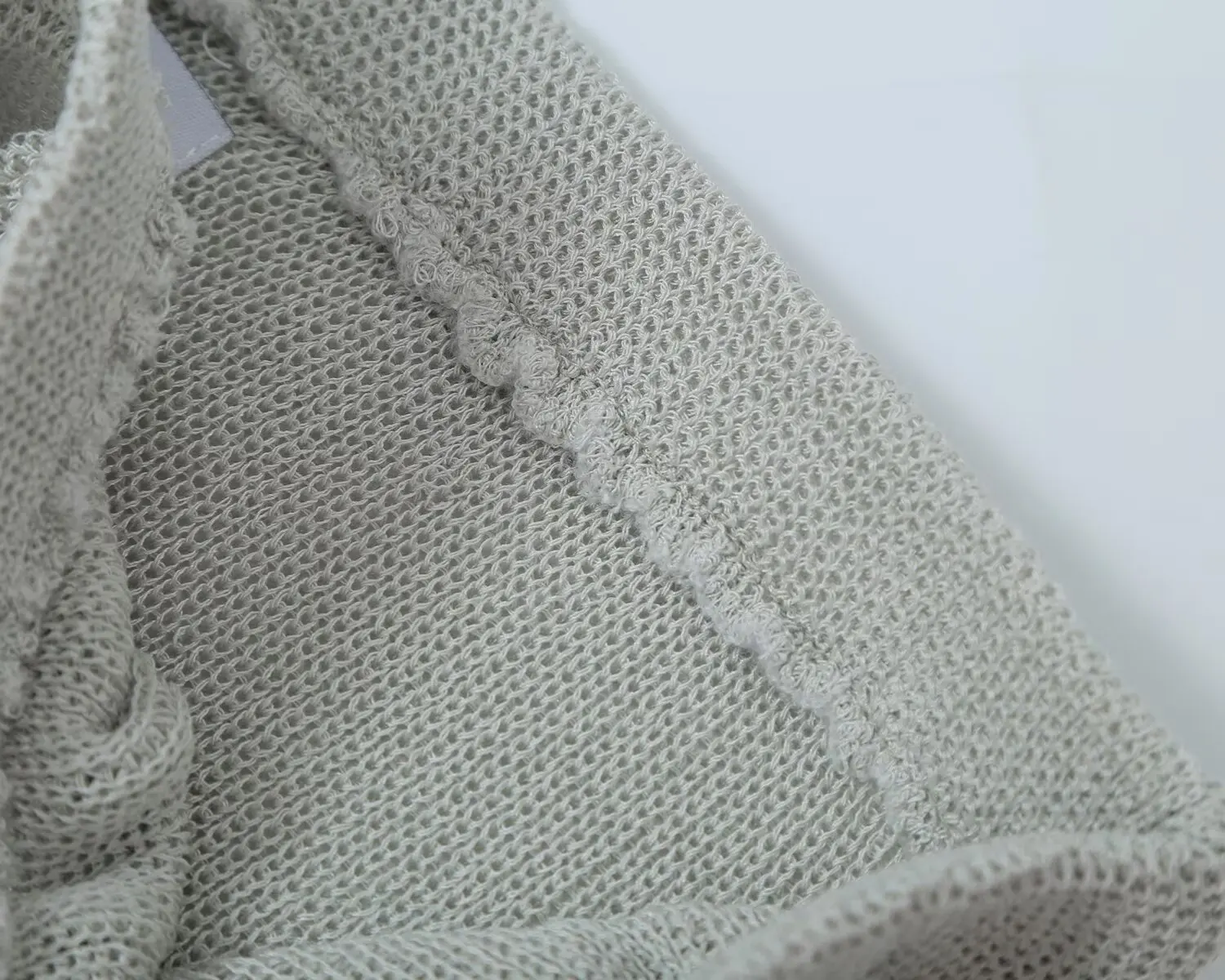 TFMLN Damenmode Spitzen-Strick-Set mit Rundhalsausschnitt, ausgestellten Ärmeln, lockerem Oberteil + Mini-Shorts, schicke Herbstkleidung für Urlaub und Party. – Detail 17