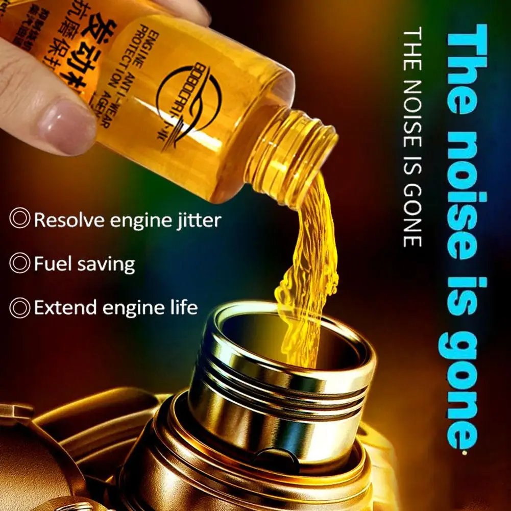 100ml Engine Anti-wear Agent Protective Engine Oil Reduction Additive Car Additive Fine Oil Eliminator Maintenance Jitter N V1x4