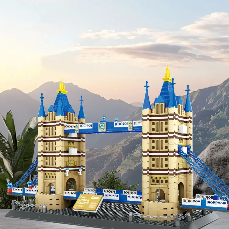 

Британия, ориентир, архитектура, строительный блок, Англия, Лондонский мост, наборы моделей, строительные кирпичи, развивающие игрушки для подарков