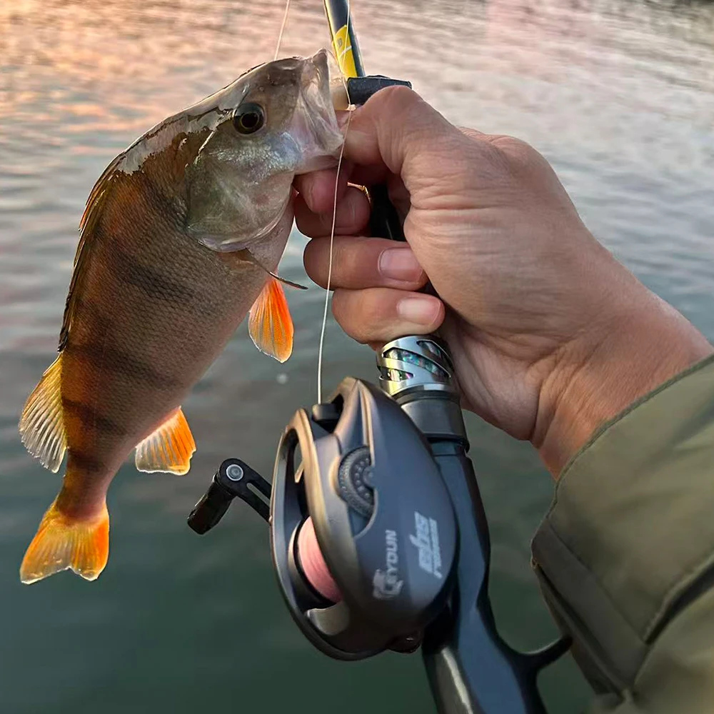 Carrete Baitcasting LEYDUN REMUS con freno electrónico y carbono - imagen 2