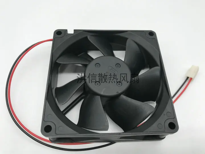 XF8025ASHL DC 24V 0.30A 80x80x25mm 2-Wire Server Cooling Fan