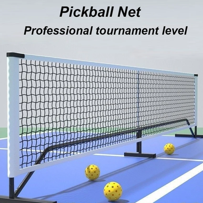 Portable Tennis Net System Badminton Net with Metal Frame Stand Equipment Pickle Ball Net Tennis Net for Driveway Indoor