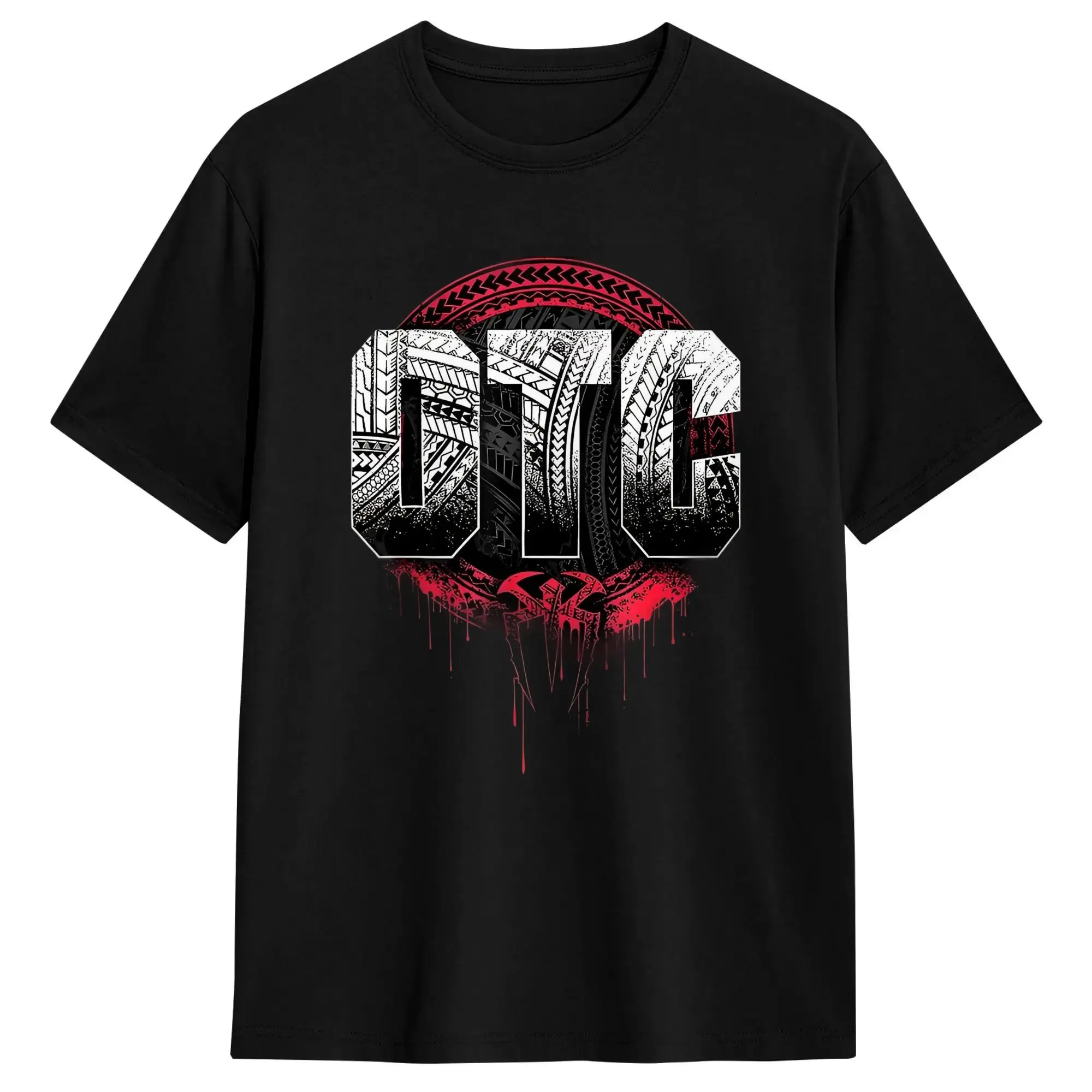 Camiseta OTC de Roman Reigns para Hombre y Mujer, para Fanáticos de la Lucha Libre, 100% Algodón, Tops Casuales de Manga Corta con Cuello Redondo, Camisetas de Tallas Grandes