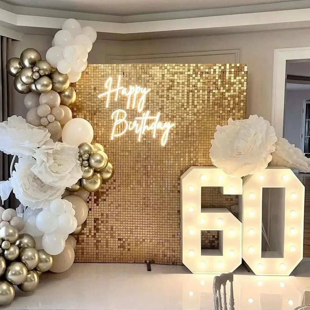 3FT Marquee Numbers, Large Light Up Numbers For 18th 60 80th Birthday Decorations With Warm Light Marquee Numbers 3 Feet Tall For Anniversary Party Decor, Number 0-9