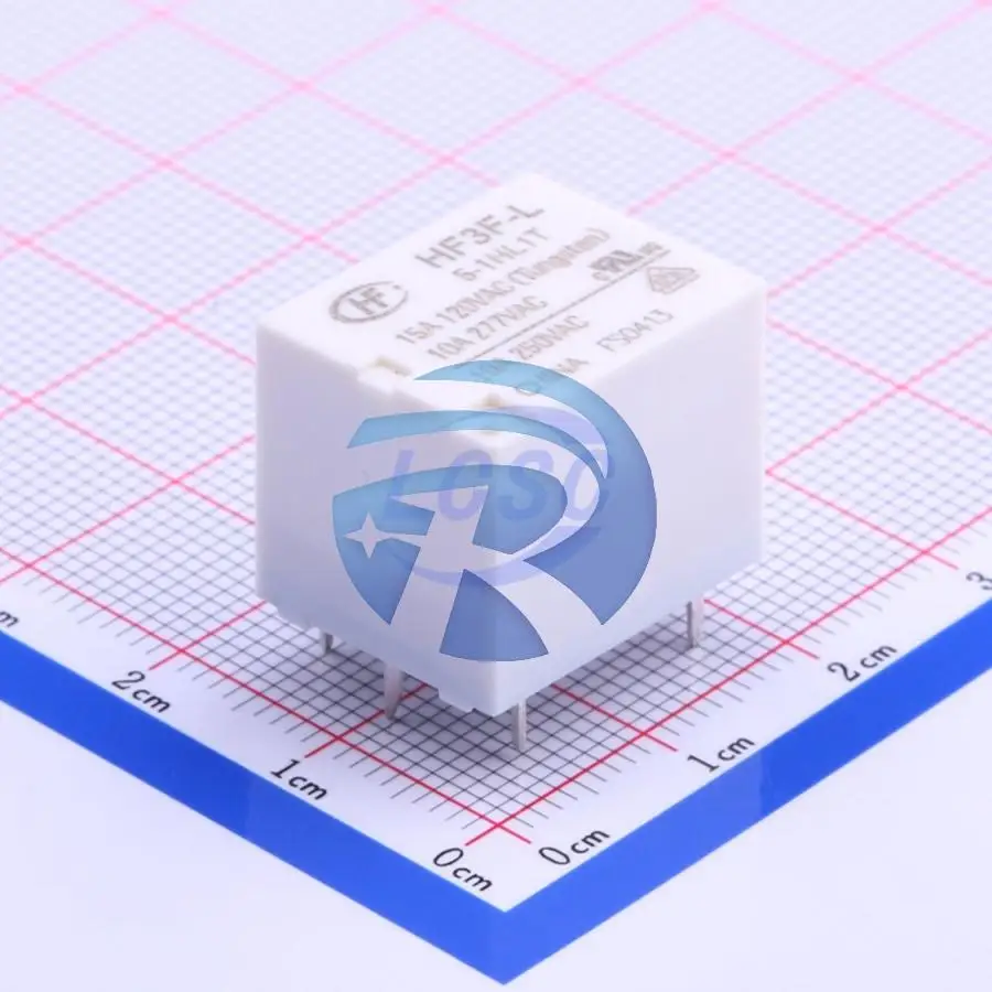 HF3F-L/5-1HL1T 5V 15A 10A@277VAC One Normally Open: 1A (SPST-NO) Plugin,15.2x19mm Magnetic Latching Relays china supplier