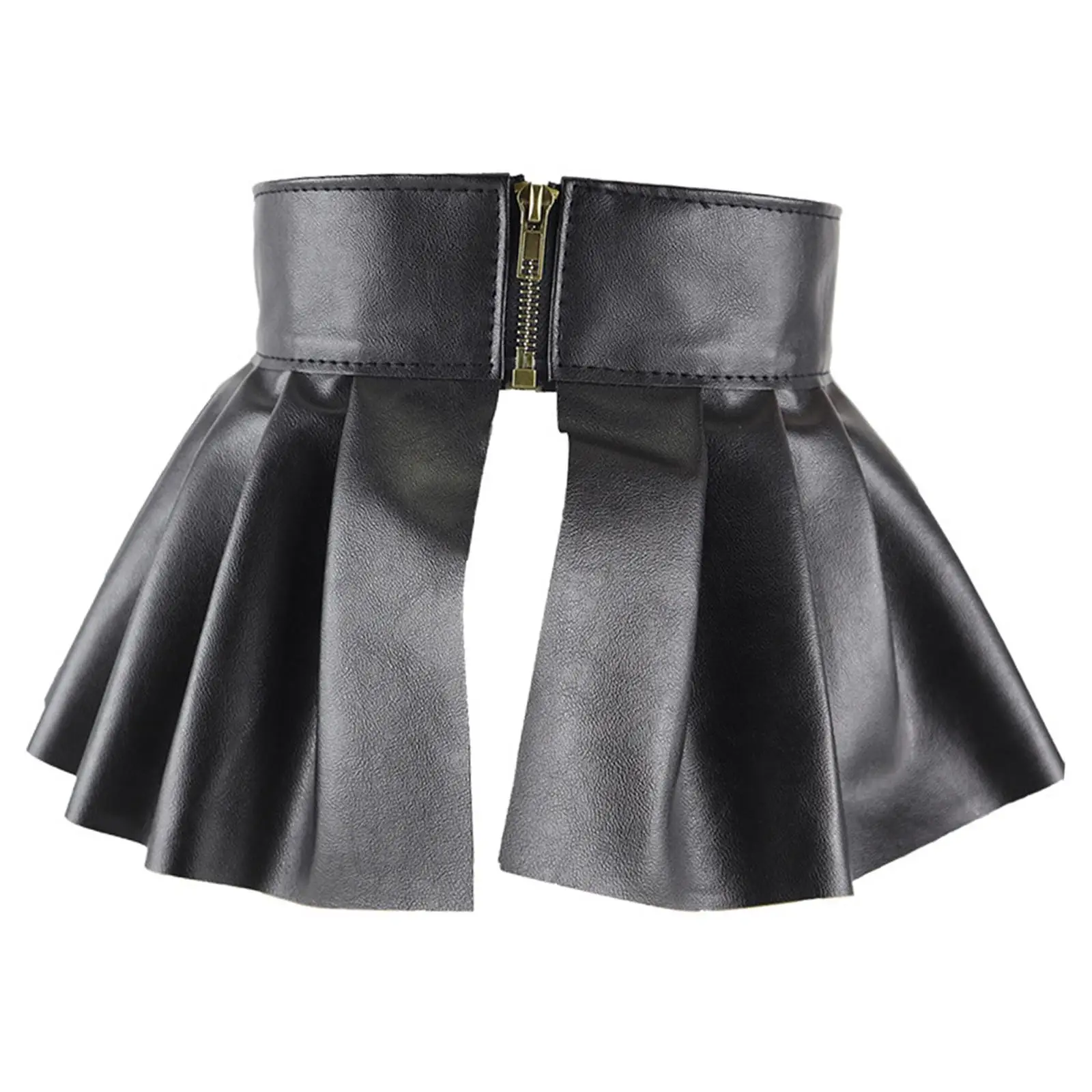 Elastic Waist Belt Skirts Wide Women Charm Waistband Dress Ruffle Costume