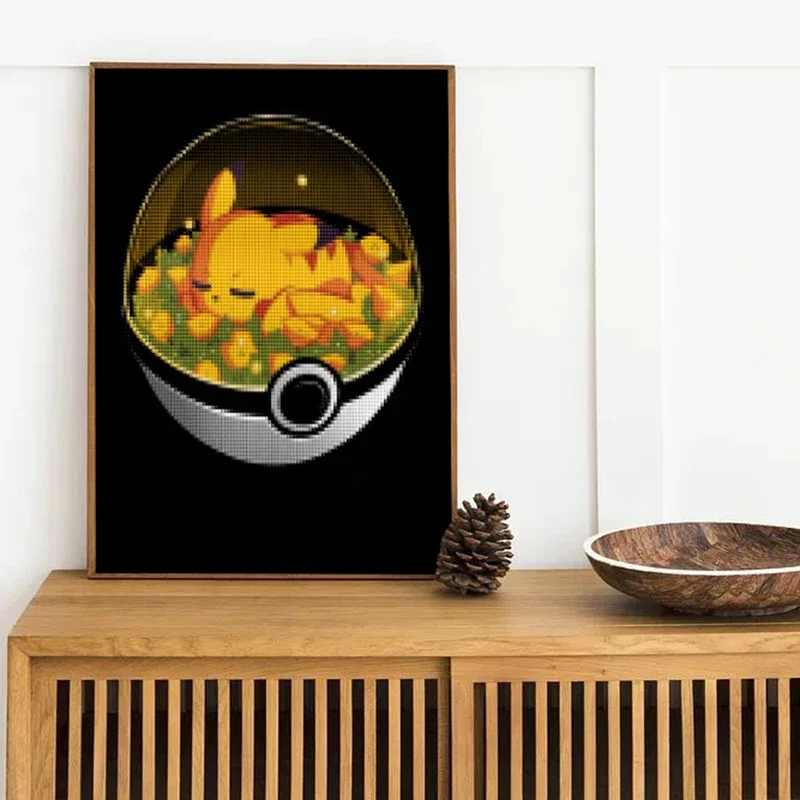البوكيمون الماس اللوحة بيكاتشو Gengar السنجاب Bulbasaur ديكور المنزل كامل مربع ومستدير الماس الفسيفساء التطريز عبر غرزة