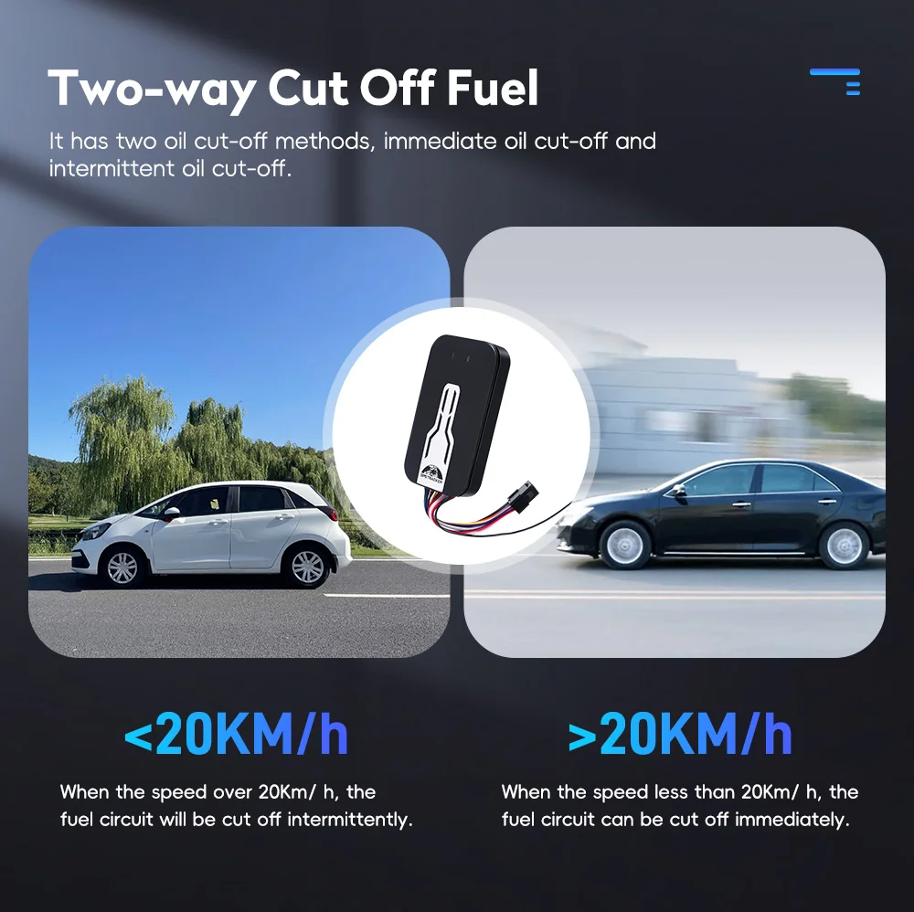 Realtime Tracking 4G Vehicle Locator Cut Off Oil SOS Multi-Alarm ACC Door Open Alarm Location Map Tracking Device Free APP