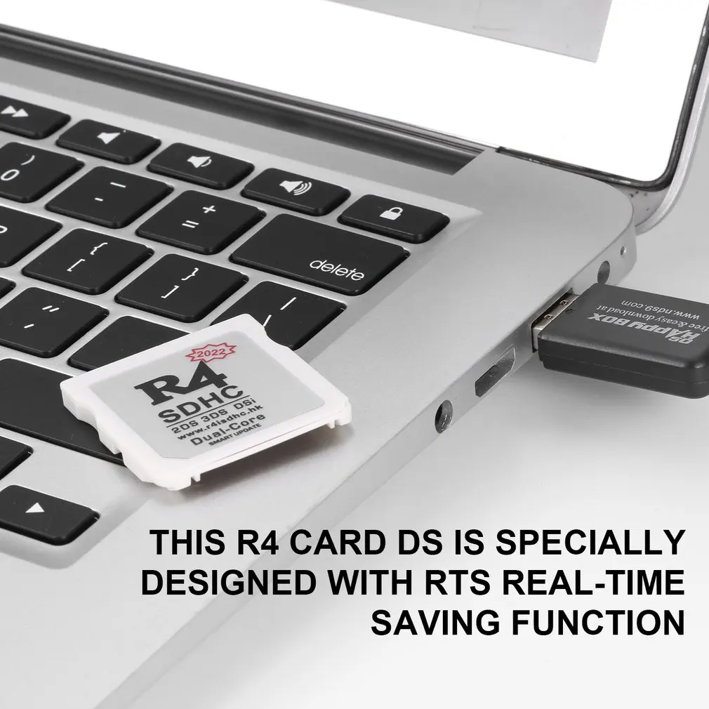 2024 New R4 SDHC Adapter Secure Digital Memory Card Burning Card Card Flashcard Durable Material Compact and Portable Flashcard