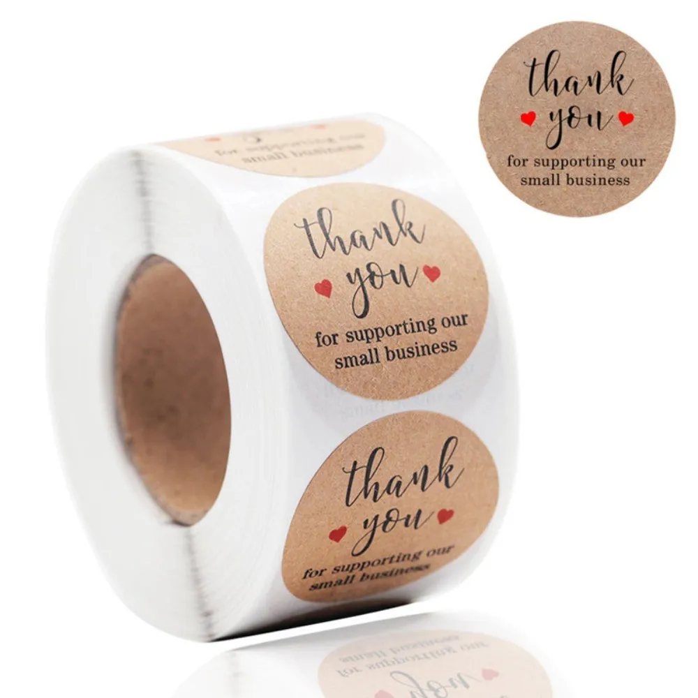 500-Piece/Roll Kraft Paper 