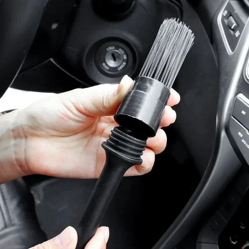 5Pcs Detailing Brush Set Car Was Maintenance Detailing Brush for Car Cleaning Detailing Brush Dashboard Air Outlet Wheel Brushes