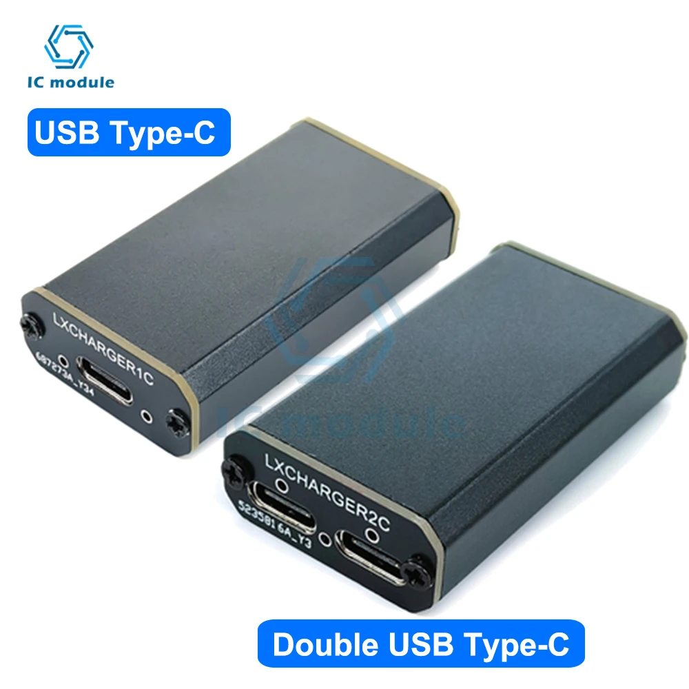 Double USB Type-C 30W charging board fast charging support protocol PD3.0/PPS/QC3.0 DC step-down DIY modification module