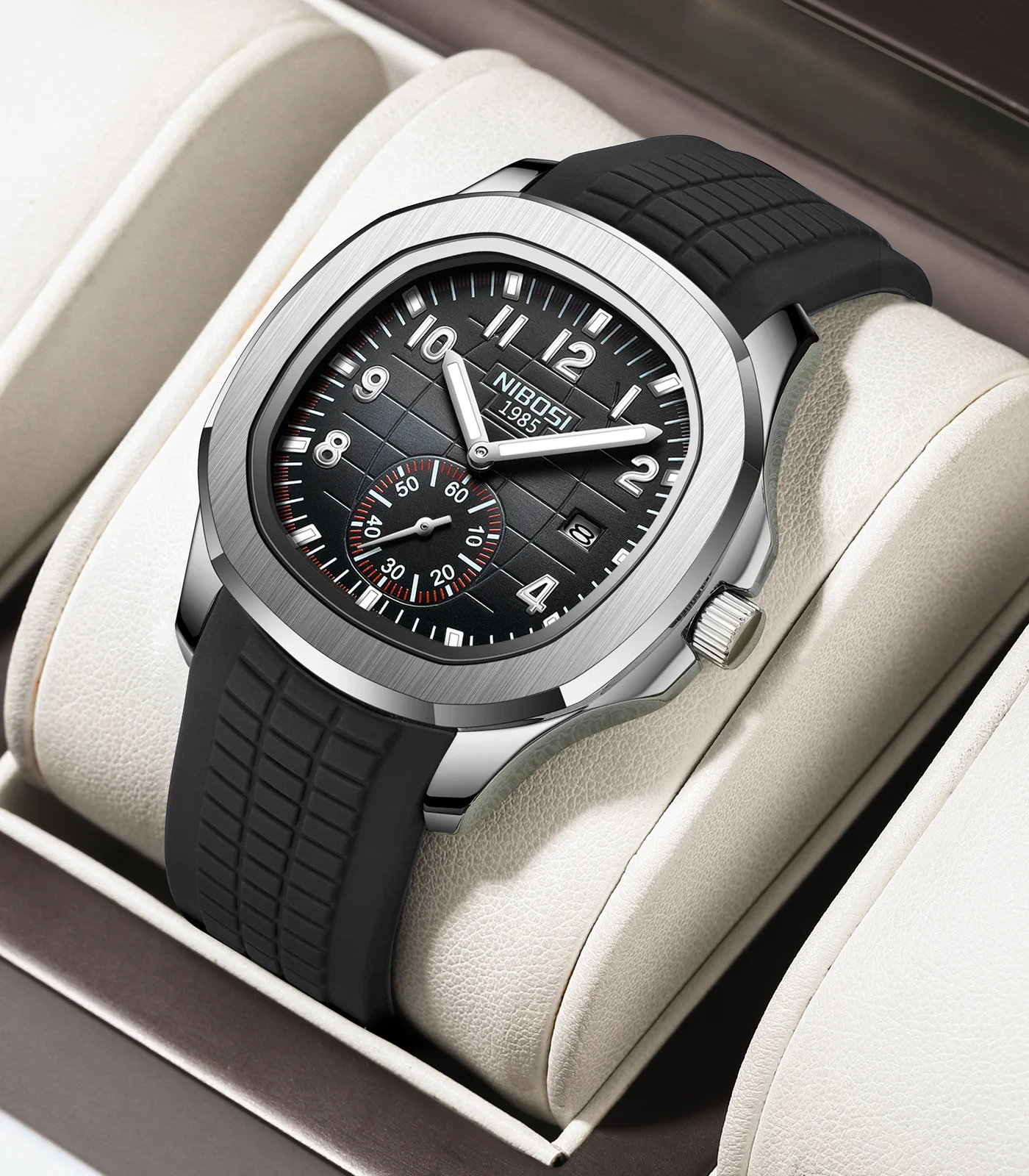 Reloj para Hombre Impermeable en Silicona