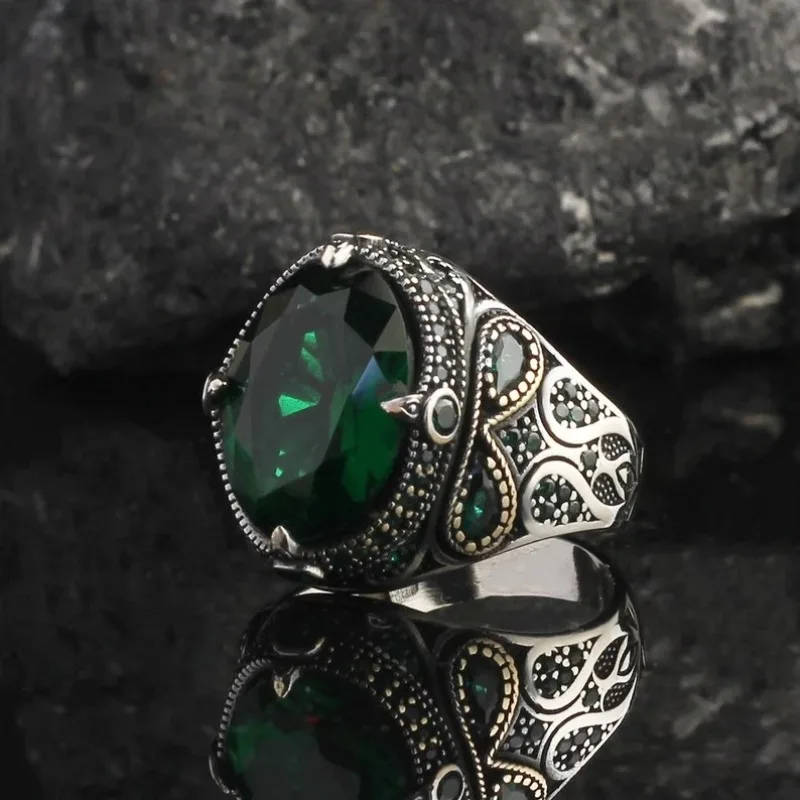 New atmospheric men\'s ring retro style, fashionable personalized accessories