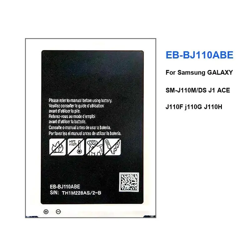 Для Samsung Galaxy J1 Ace J110F J110g J110H SM-J110M DS 1900 мАч аккумулятор мобильного телефона с продленной производительностью EB-BJ110ABE Для Samsung Galaxy J1 Ace J110F J110g J110H SM-J110M DS 1900 мАч аккумулятор мобильного телефона с продленной производительностью EB-BJ110ABE