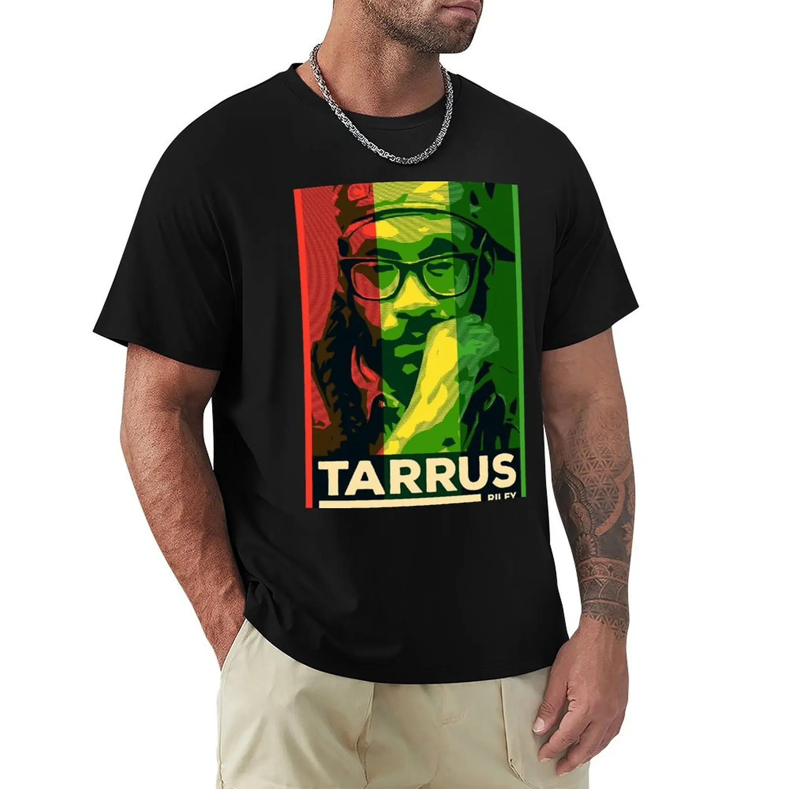 Famous Jamaican Reggae Singer Tarrus Riley, Also Known as RASTA and Reggae Legend T-Shirt printed t shirts for man T-Shirt