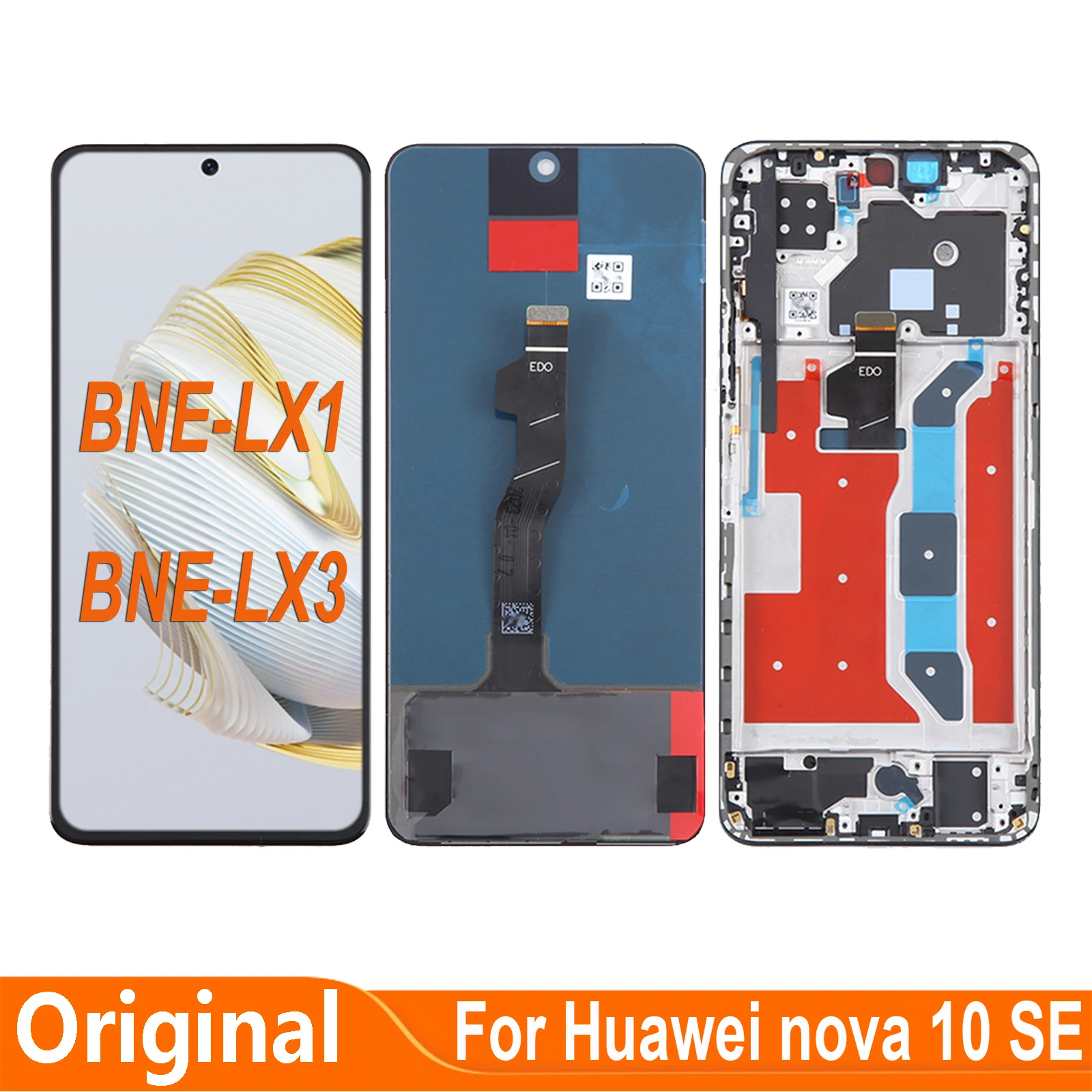 

For Huawei Nova 10 SE BNE-LX1 BNE-LX3 LCD Display Touch Screen Digitizer Assembly