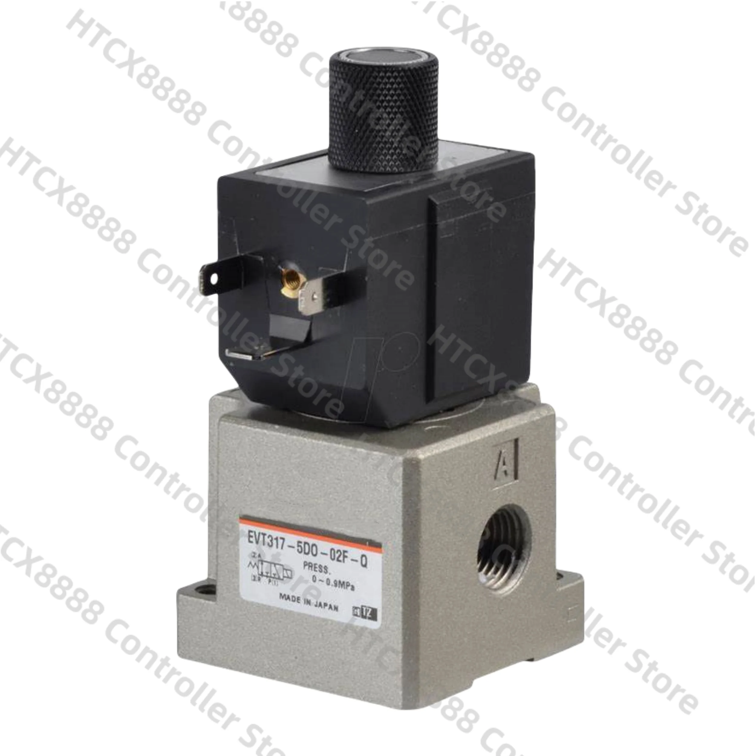 EVT317-5DO-02F-Q-Válvula Solenoide de 3 puertos, válvula solenoide de funcionamiento directo, tipo Poppet, serie VT317, sello de goma, transporte a través de DHL a Ni, Original, nuevo