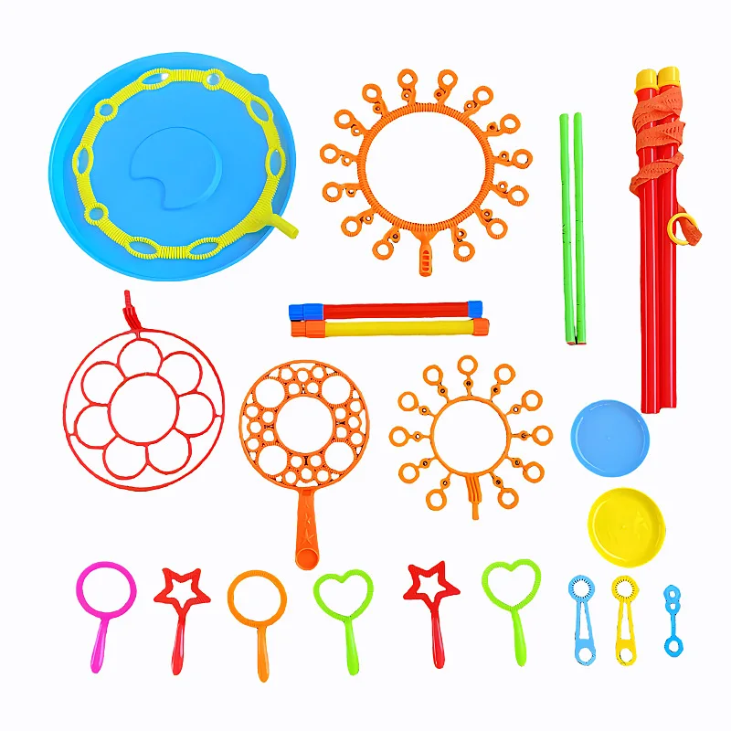 Zestaw do robienia baniek mydlanych dla dzieci na zewnątrz, duży pierścień do baniek, różdżka do baniek, zabawny artefakt do dmuchania baniek, bezpieczna różdżka do baniek, rekwizyt na imprezę, narzędzie do dmuchania baniek.