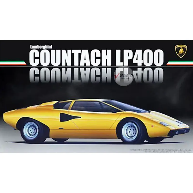 Kit de modelo de coche Lamborghini Countach LP400, escala 1/24, modelo prefabricado Fujimi-12654.
