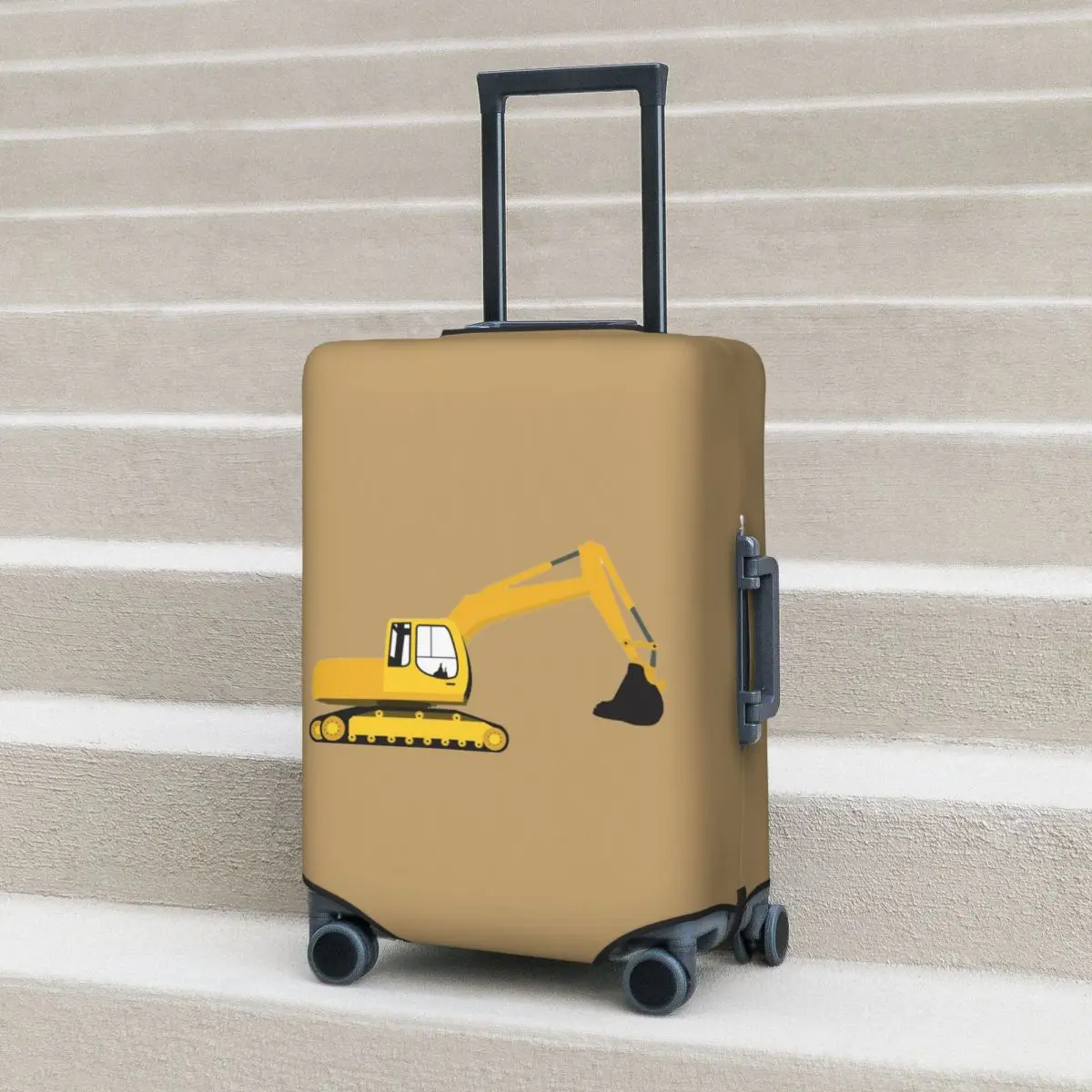 

Excavator Construction Truck Suitcase Cover Protection Elastic Travel Luggage Protector Covers for 18-32 Inch