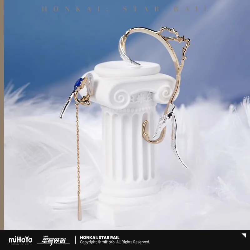 

miHoYo Official Game Sunday Ear Clip Honkai Star Rail Sunday Theme Earrings Anime Prop Ear Stud Ornament Cosplay Halloween Gifts