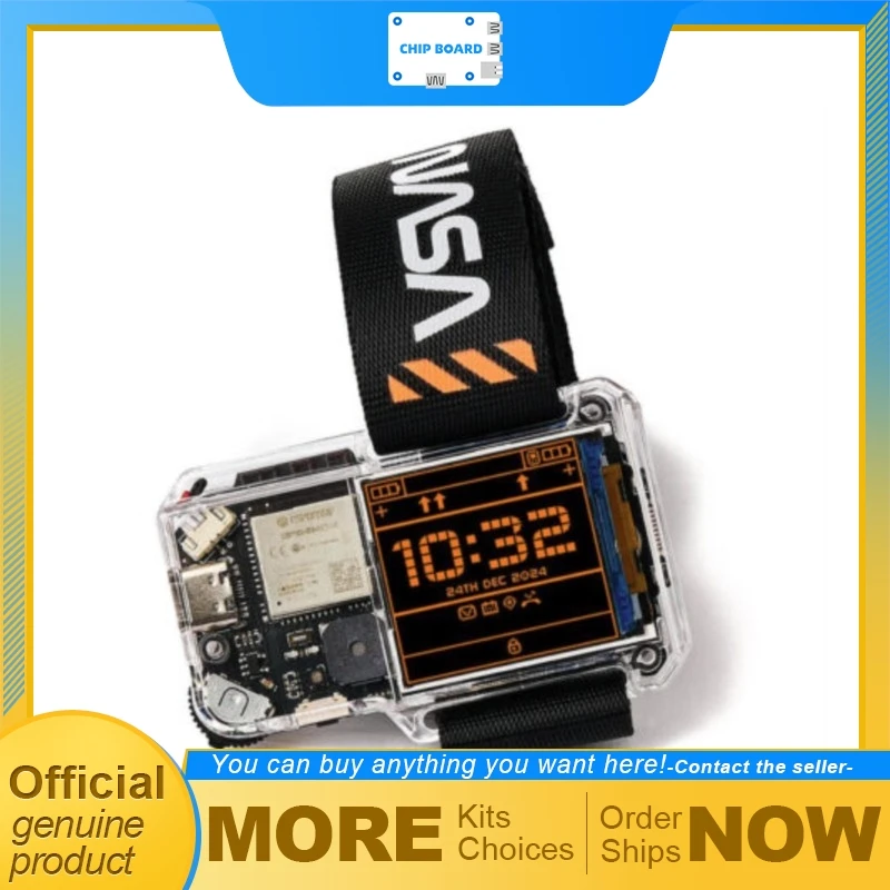 Комплект для разработки умных часов NASA Artemis Watch 2.0 ESP32-S3, вдохновленный NASA, для образовательных проектов и проектов IoT