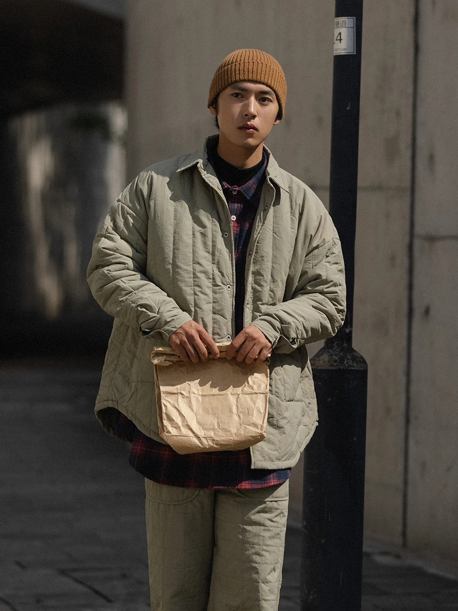 

Мужская куртка Noears с двусторонним использованием, утепленная, с теплым воротником, легкая, из хлопка, свободного кроя, повседневная, с нейлоновым волокном