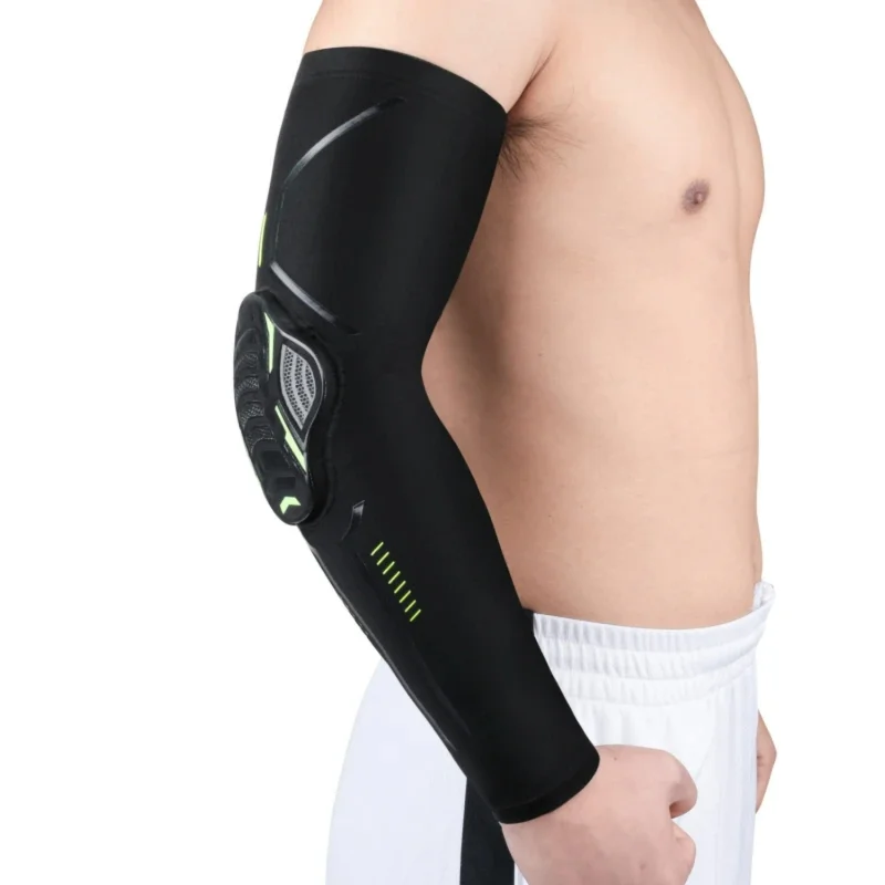 

Sports stretch honeycomb arm guard anti-collision pressure elbow cover pad fitness arm guard sports bicycle arm guard 1pc