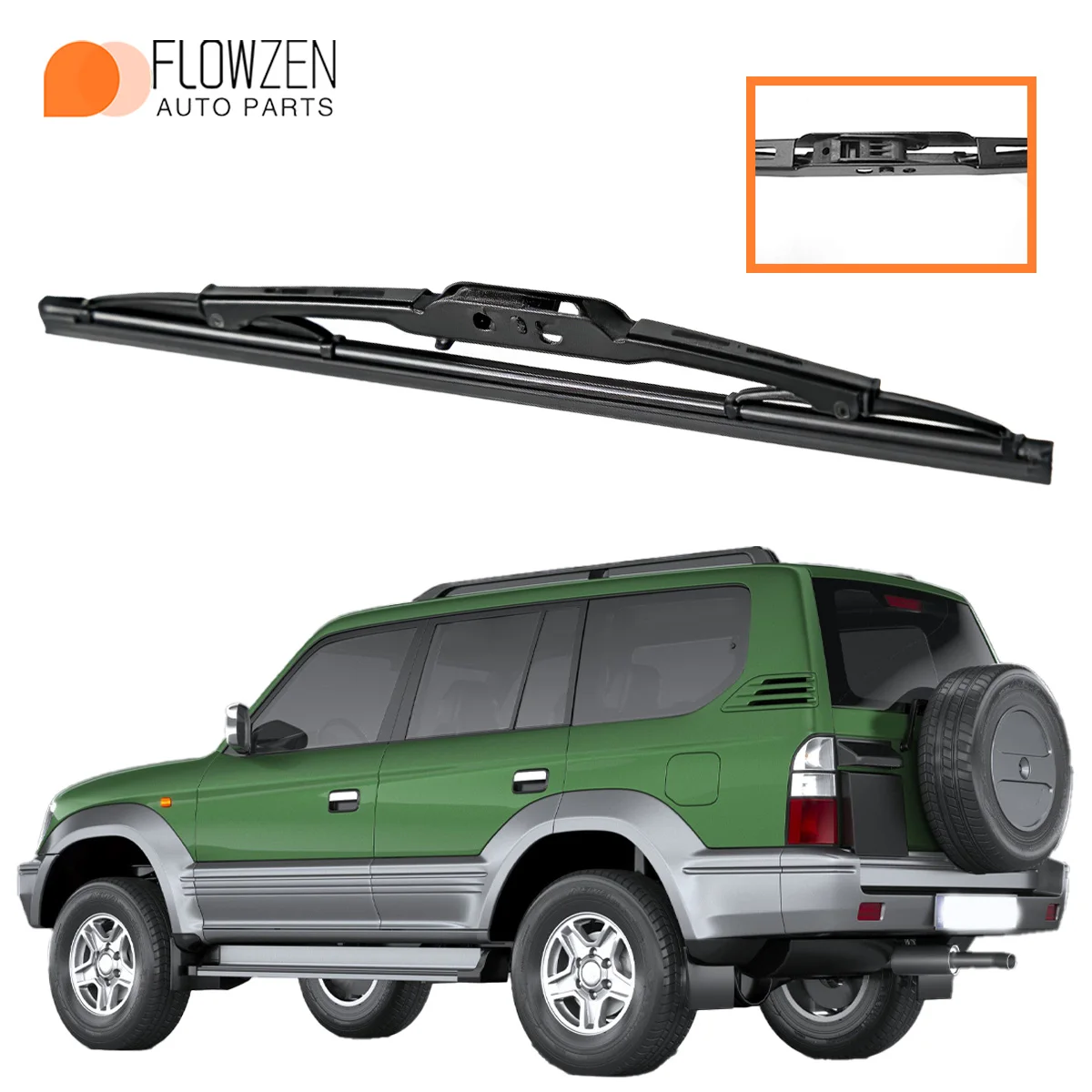 1 Stück Heckwischer Geeignet für Toyota Land Cruiser Prado J90 1996-2002 Autoteile Heckscheibenwischerblätter Scheibenwischer