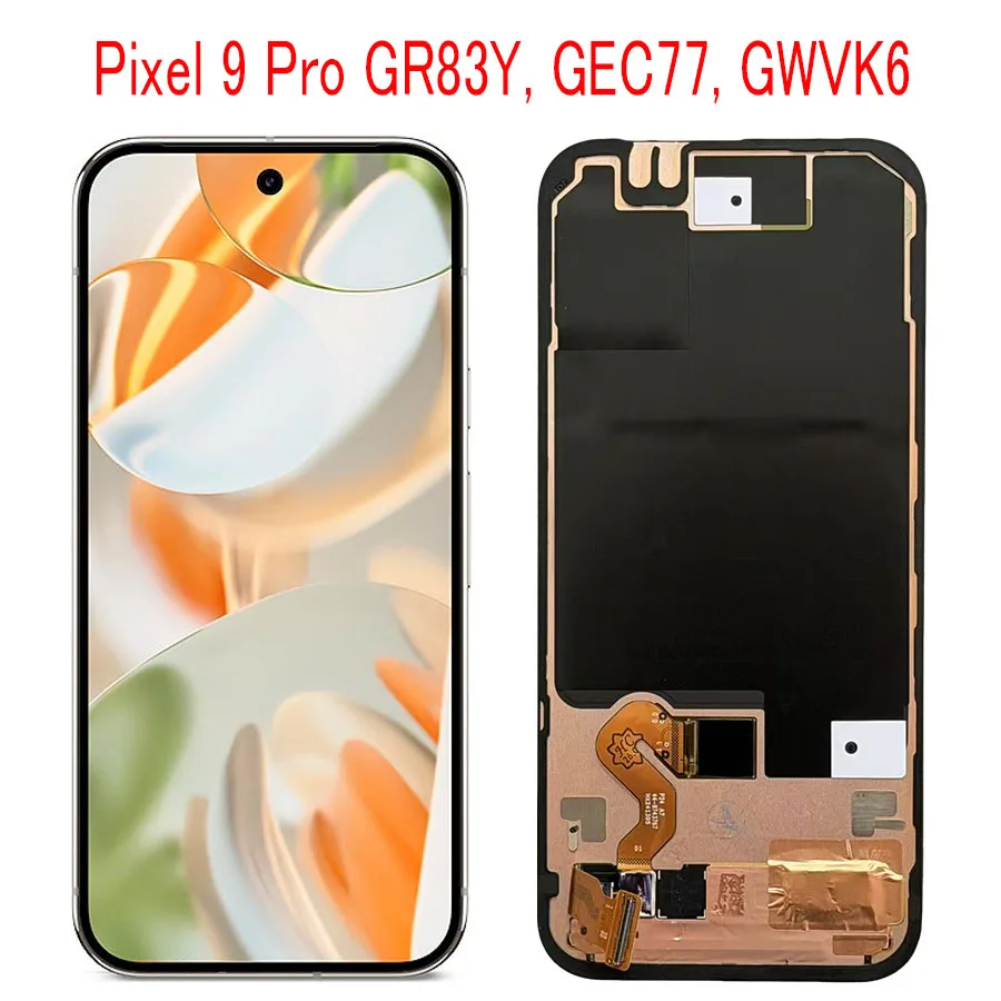 120Hz AMOLED Screen For Google Pixel 9 Series 9a 9 Pro 9 / Pixel 9 Pro XL LCD Display Touch Panel Digitizer Assembly Replacement image 4