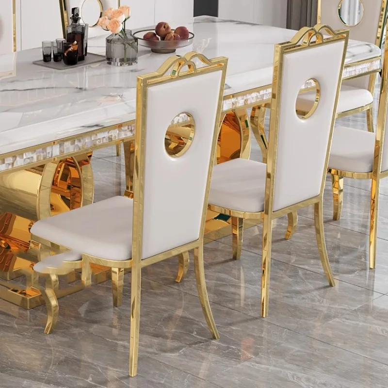 Kitchen Marble Dining Table Restaurant Side Chairs Living Room Study Dining Table Writing Office Muebles Commercial Furniture