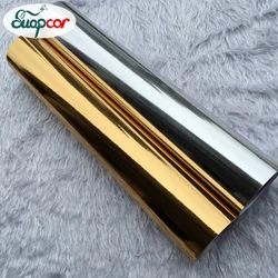 PVC Thick Mirror Gold Wall Sticker Brushed Decorative Elevator Door Refurbished Silver Self-Adhesive Refrigerator Film Wallpaper