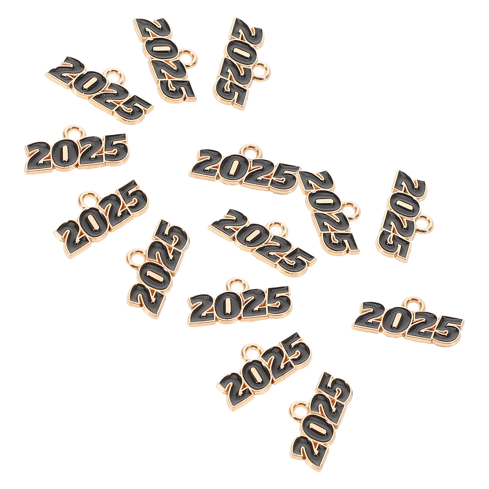 

20 шт., подвеска с номером года, 2025 ювелирных изделий, металлические подвески, бусины, подвески в винтажном стиле, декоративные ювелирные изделия на заказ