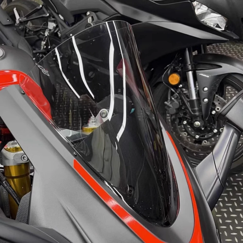 الزجاج الأمامي للدراجات النارية لأبريليا RS660 RS 660 زيادة الزجاج الأمامي تكبير غطاء سبويلر الرياح هدية الزجاج الأمامي WRS Racing