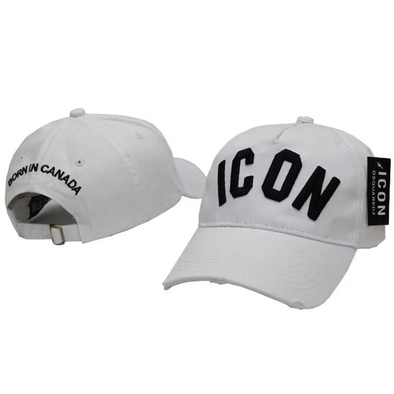 Gorra de béisbol informal con bordado de icono monograma, correa ajustable para el hombro, tela ligera de poliéster