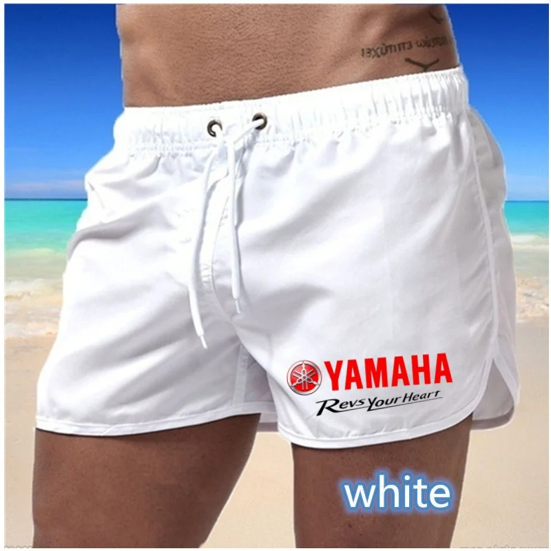 شورت رياضي عصري للرجال من ماركة ياماها الجديدة يسمح بمرور الهواء، شورت جاف لسرعة الجري، سروال شاطئ رفيع للتدريب #4