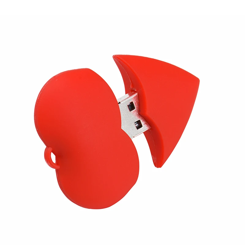 JASTER 러브 하트 스타일 usb 플래시 드라이브 펜 드라이브 4gb 16gb 32G 64G usb 스틱 pendriver u 디스크 엄지 드라이브 목걸이 크리 에이 티브 선물