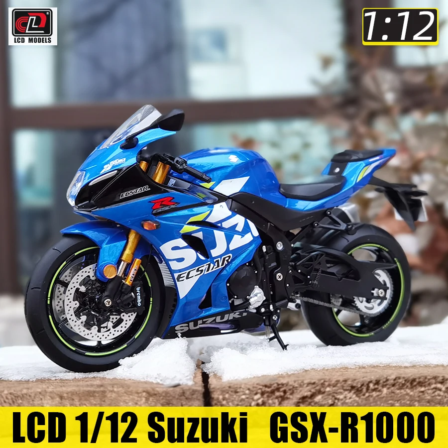 LCD 1/12 Suzuki GSX-R1000 Motorcycle model Alloy model Static display holiday gift collection