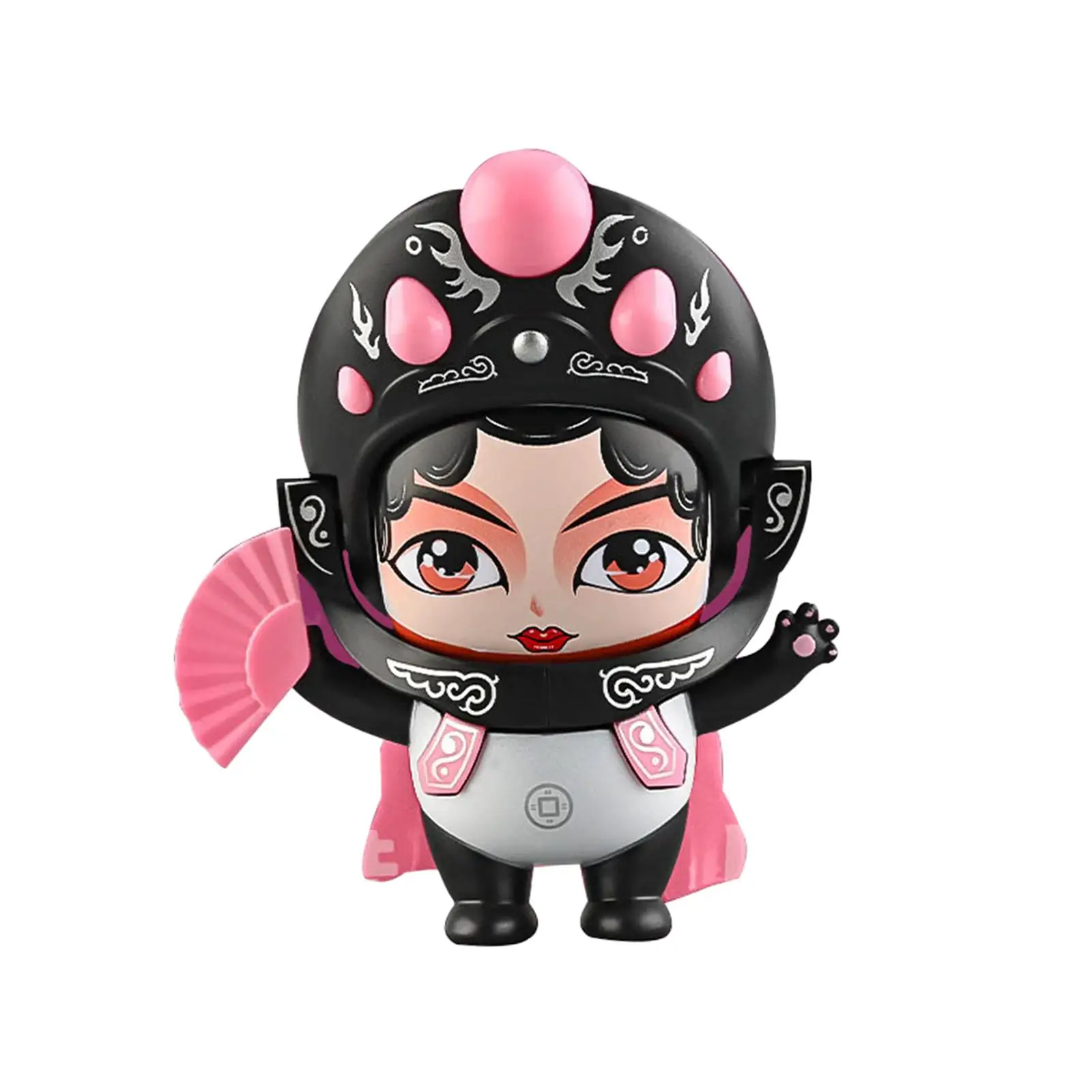 Sichuan Opera Face Changing Doll Desktop Ornament Decorative Traditional Miniature Figurine Toy for Shelf Desk Cabinet Gift