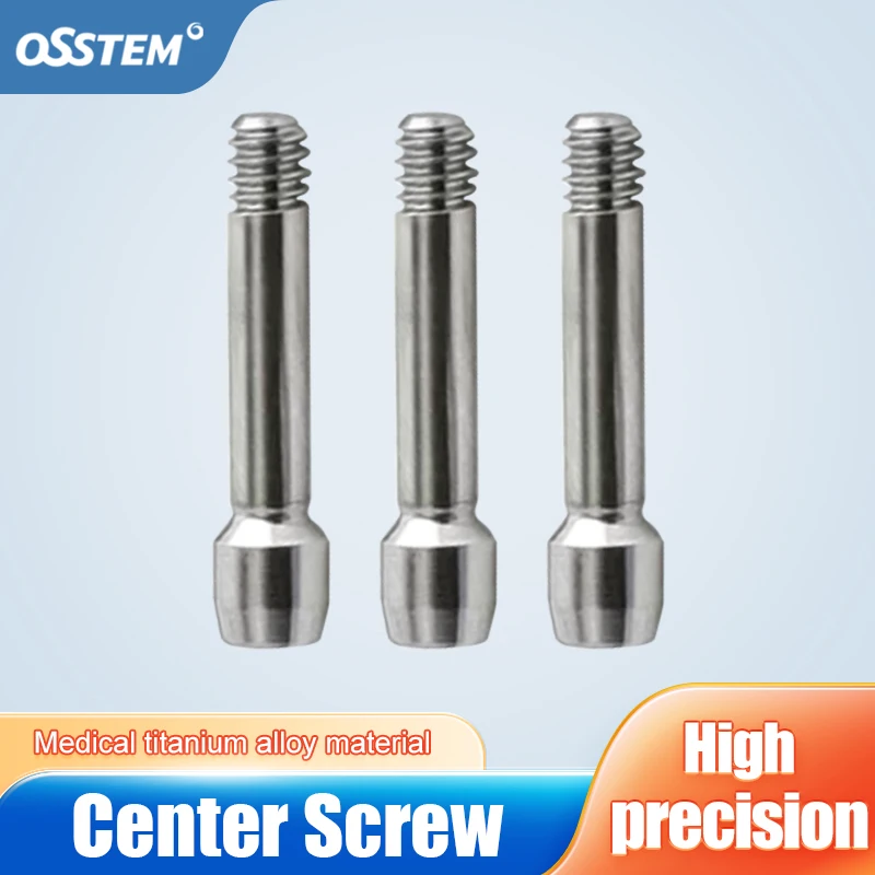 Osstem Oss-Ti Center Screws Medical Grade Titanium Alloy Dental Fittings For Titanium Support Screws