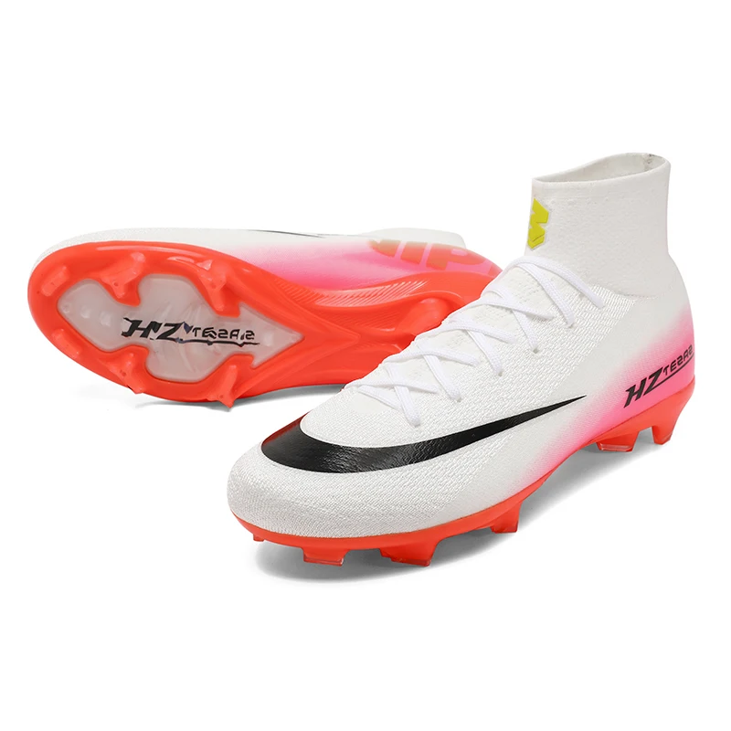 New Men Professional Soft Football Boots Sneakers Match Soccer Shoes Ultralight Futsal High-quality TF/FG Unisex Hot Sale Cleats
