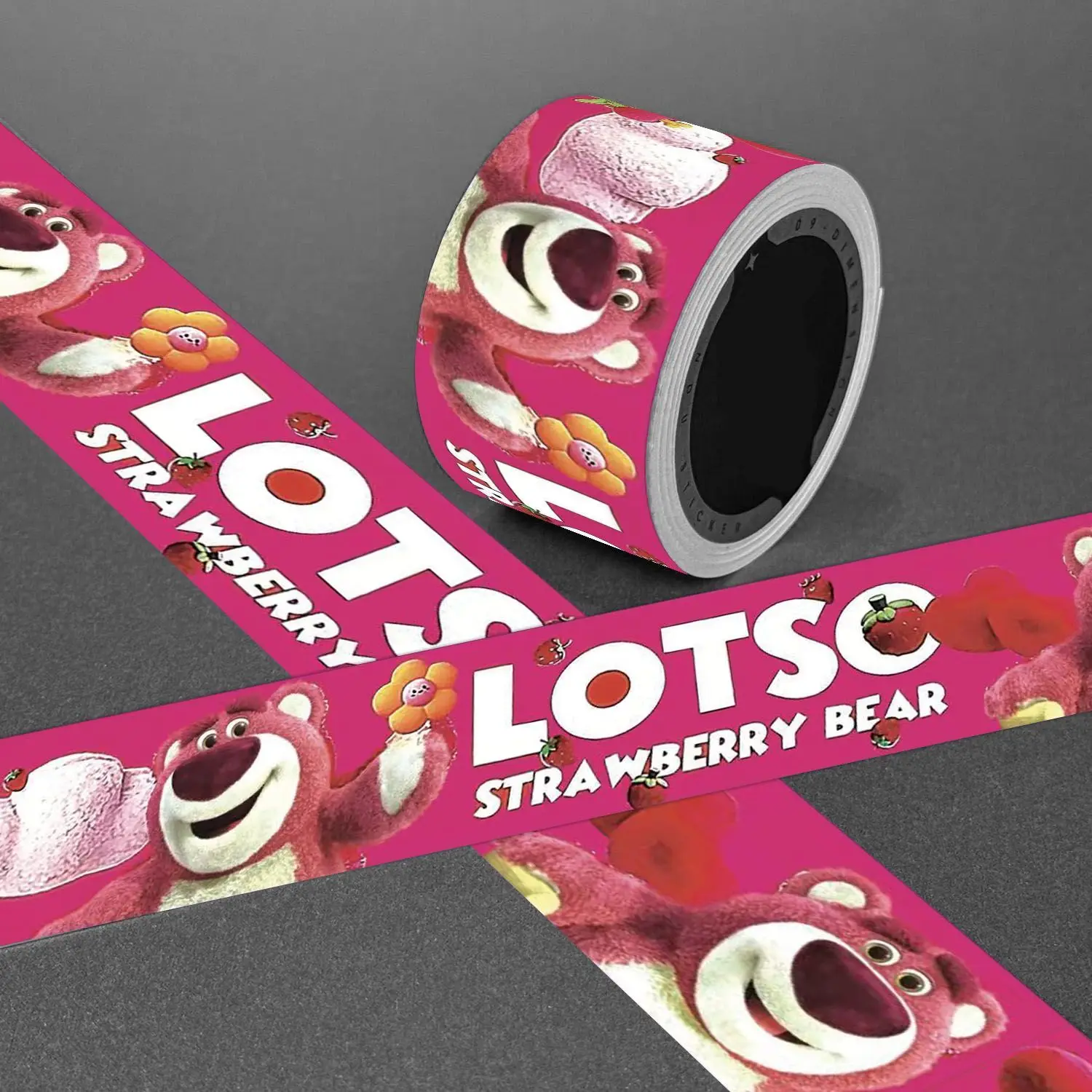 Lotes de dibujos animados de Disney-O'-Huggin' oso pegatinas de cinta de Graffiti impermeables Diy bicicleta papel caja de equipaje calcomanía cinta decorativa