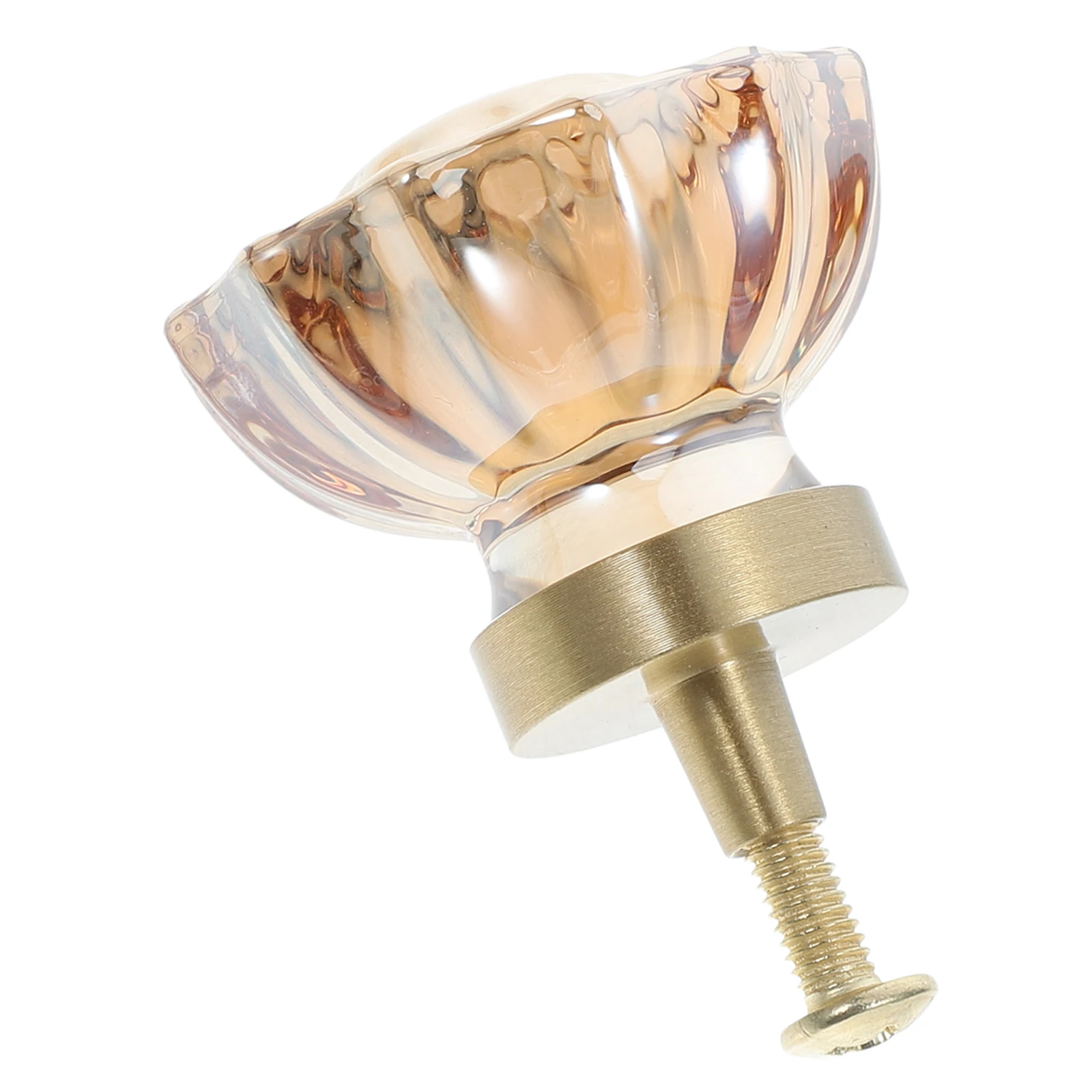 

Crystal Drawer Knobs Brass Round Clear Door Handles Upgrade Kitchen Cabinet Bathroom Furniture Dresser Vintage